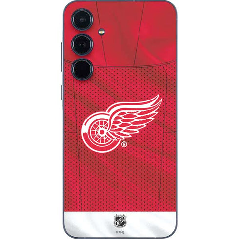 NHL Detroit Red Wings Home Jersey Galaxy A35 5G Skin